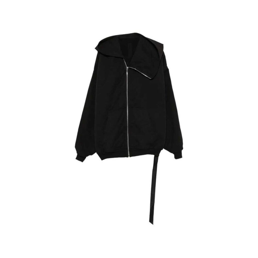 Rick Owens Drkshdw Women Hooded Mountain Jacket With Asymmetric Zip